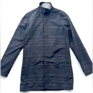 French Connection Dark Navy & Gray Trench Coat | Like New | Size M | Slim fit